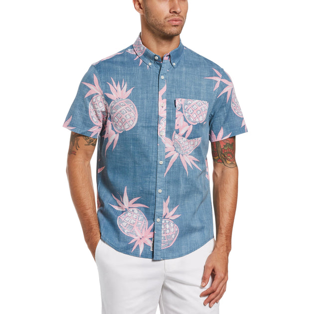 Pineapple Print Shirt | Original Penguin US